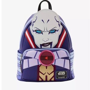 Loungefly Star Wars: The Clone Wars Asajj Ventress Figural Mini Backpack
